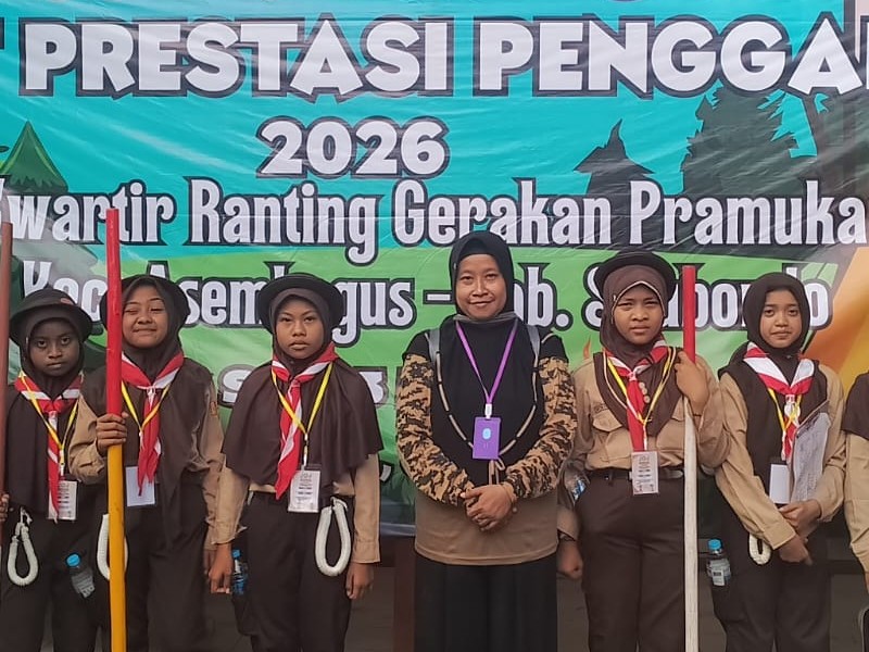 Giat Prestasi Penggalang Tahun 2026 diselenggarakan oleh Kwartir Ranting Gerakan Pramuka Kecamatan Asembagus