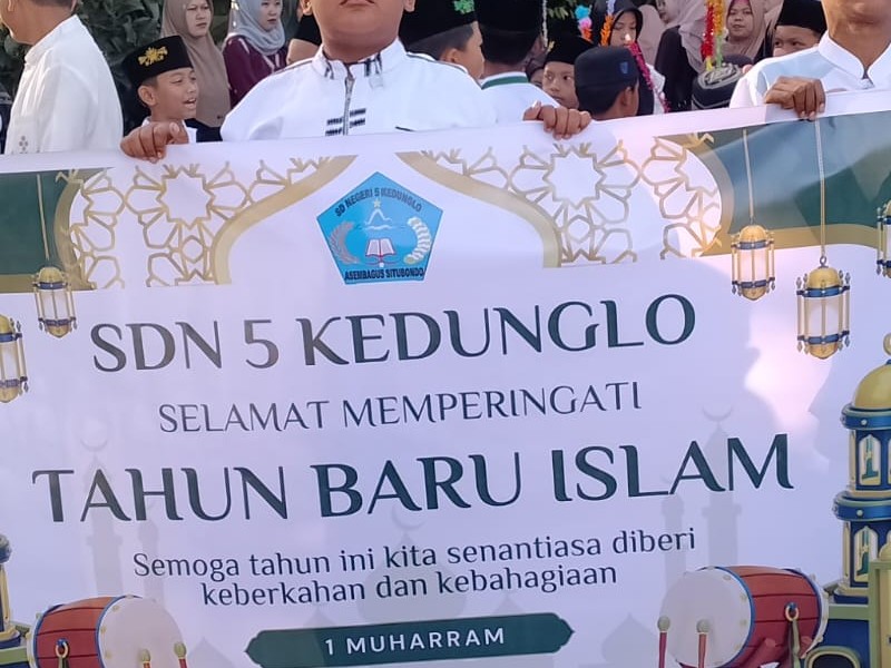 KEGIATAN PAWAI MEMPERINGATI TAHUN BARU ISLAM 1 MUHARRAM SDN 5 KEDUNGLO TAHUN 2026
