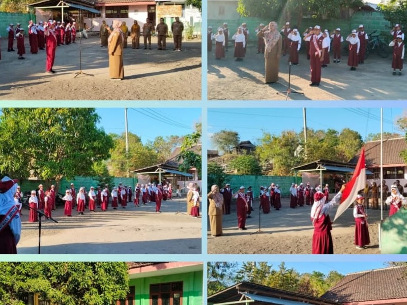 UPACARA BENDERA SDN 5 KEDUNGLO TAHUN AJARAN 2026/2027