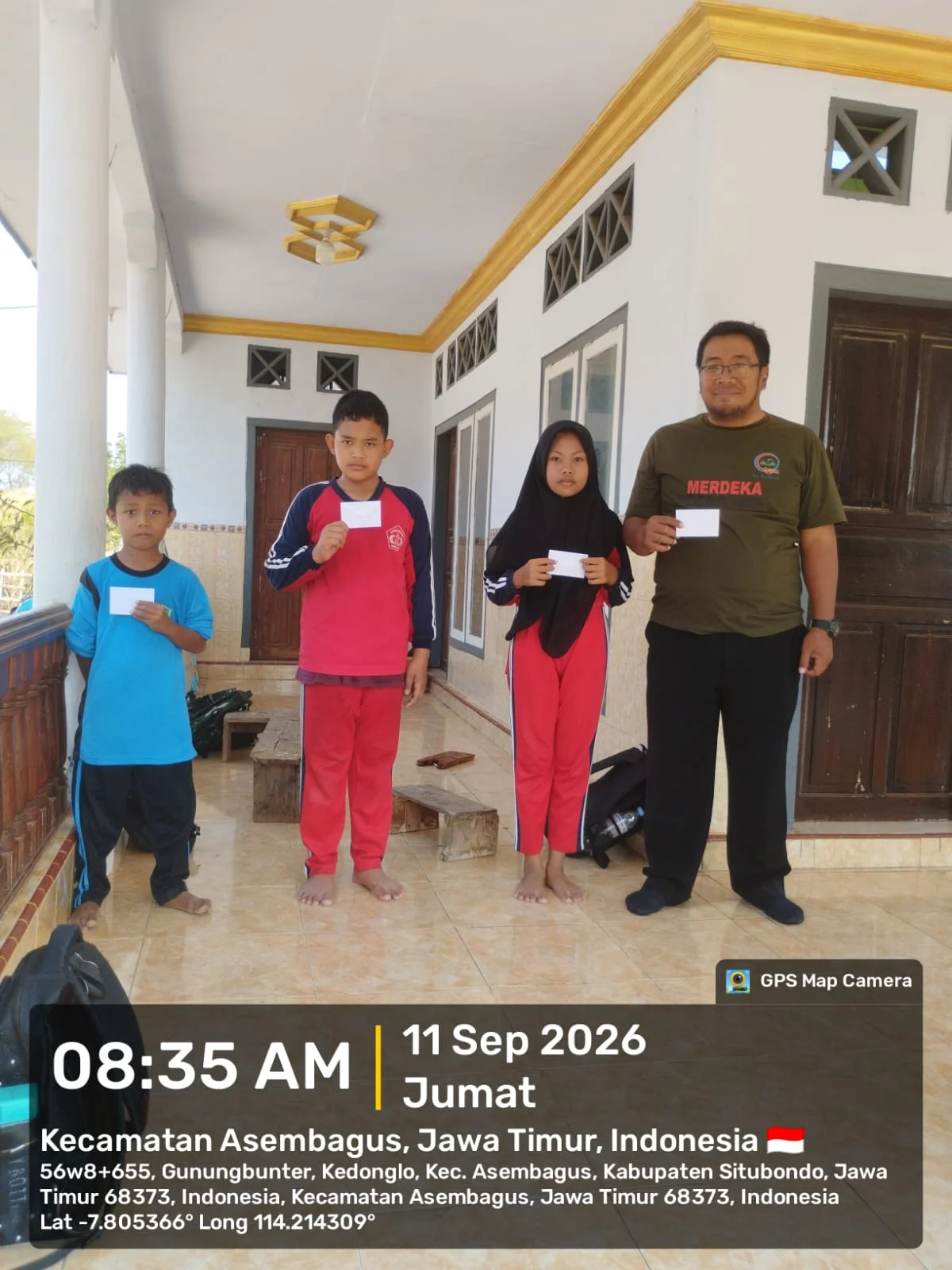 PEMBERIAN SANTUNAN ANAK YATIM SISWA-SISWI SDN 5 KEDUNGLO TAHUN 2026
